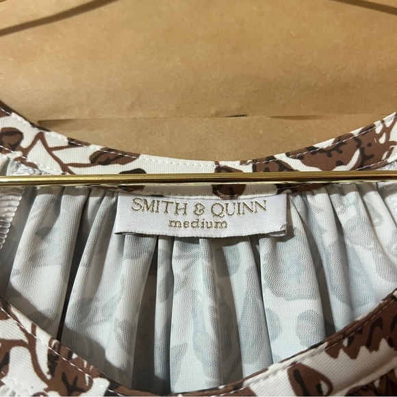 Smith & Quinn | Honey Dress in Dirty Dancing Button Front Balloon Sleeve Size M - Picture 3 of 10